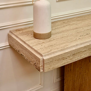 Sereno Natural Travertine Console