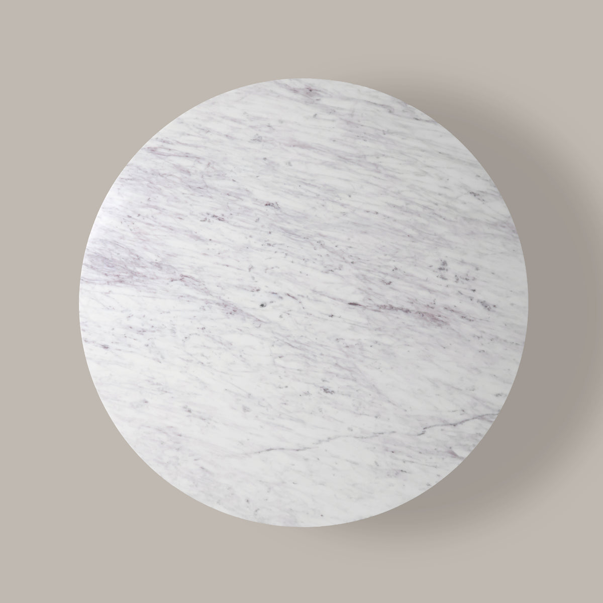 Natural marble top of the Kelby coffee table from above
