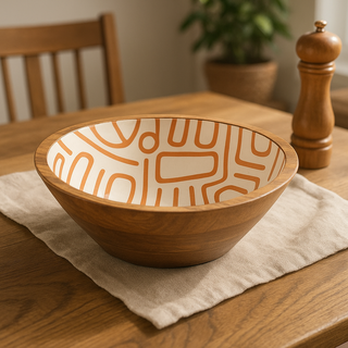 Madrid Salad & Fruit Mango Wood Bowl