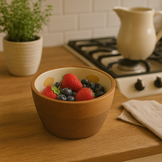 Marigold Mango Wood Bowl