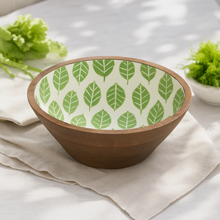 Meadow Salad & Fruit Mango Wood Bowl