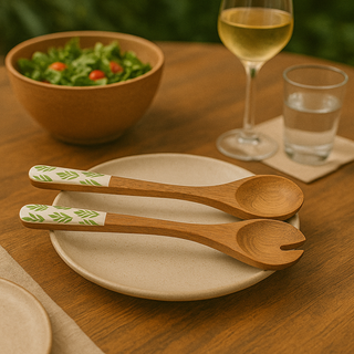 Meadow Serving Spoon Set of 2 - Mango Wood