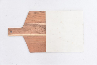 Marble With Wood Fusion Chesse Cutting Board