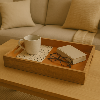 Polka Mango Wood Serving Tray