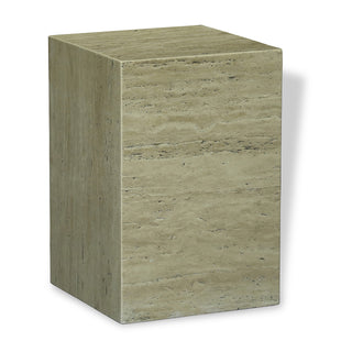 Serenity Natural Travertine Side Table