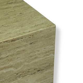 Serenity Natural Travertine Side Table
