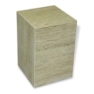 Serenity Natural Travertine Side Table