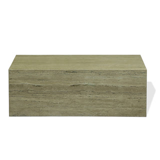 Serenity Natural Travertine Bloc Coffee Table