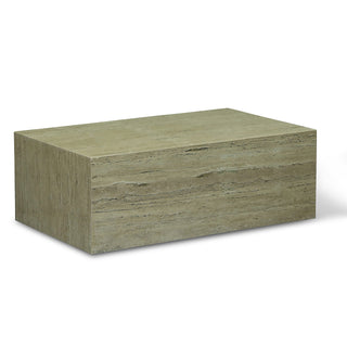 Serenity Natural Travertine Bloc Coffee Table