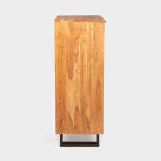 Savannah Live Edge Acacia Wood Tallboy