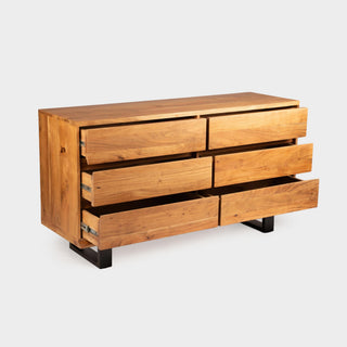 Savannah Live Edge Acacia Wood Dresser