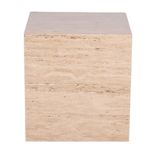 Sereno Travertine Side Table