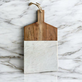 Fusion Marble and Wood Cheese Board