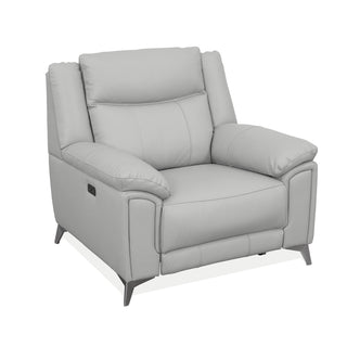 Velento Genuine Leather Electric Recliner Armchair