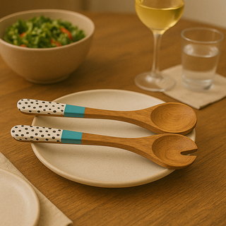 Zing Serving Spoon Set of 2 - Mango Wood