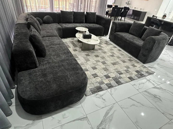 Karan Randhawa at home with their DuraCrafts furniture