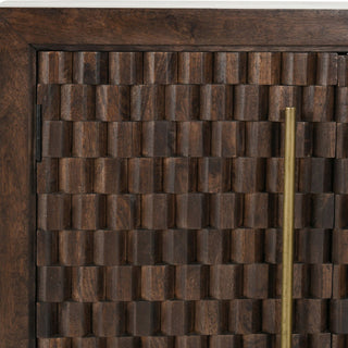 Marlowe Mango Wood Buffet 4 Door