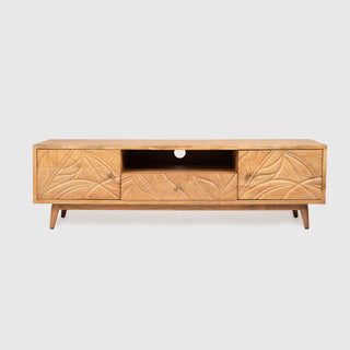 Canopy Hand-Carved Tv Unit