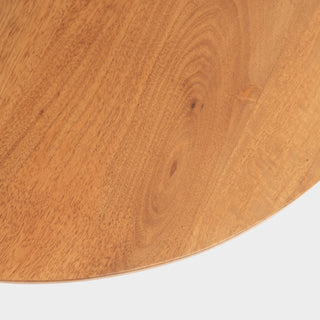 Piano Mango Wood Oval Coffee Table - Natural