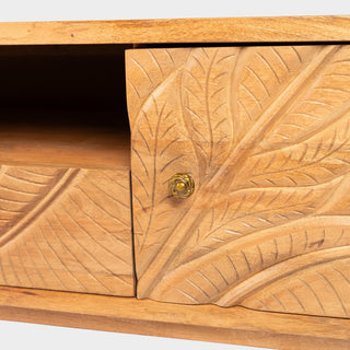 Canopy Hand-Carved Tv Unit