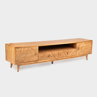 Canopy Hand-Carved Tv Unit