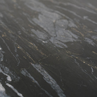 Aurum Natural Black Marble Dining Table - 180CM